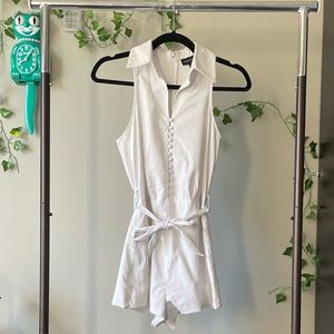 StyleStalker Shirt Collar Romper